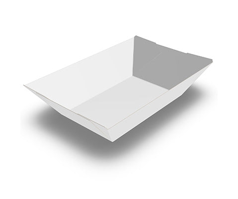 Sustainable Fiber Carte Blanc Food Trays