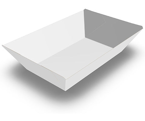 Sustainable Fiber Carte Blanc Food Trays