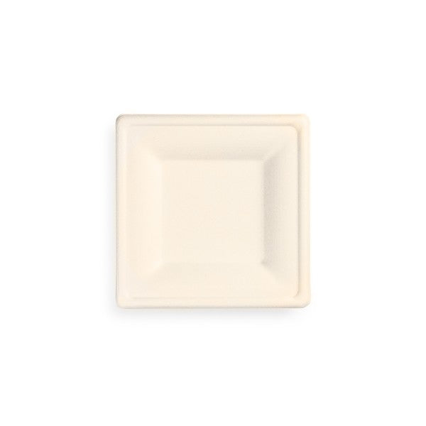Molded Fiber Plates - Natural