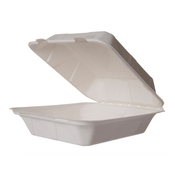 Sugarcane Clamshell - White