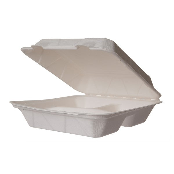 Sugarcane Clamshell - White