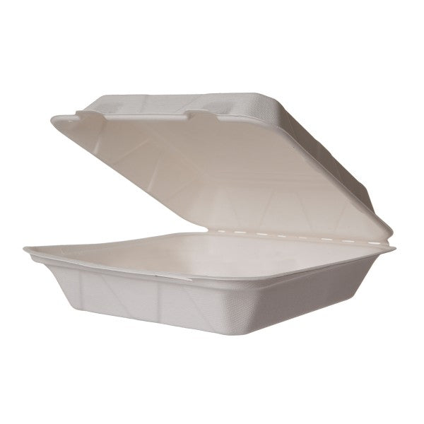Sugarcane Clamshell - White