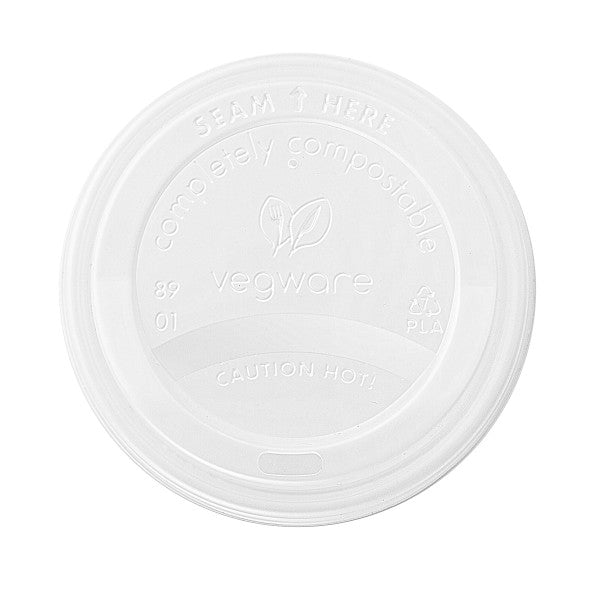 Compostable Single Wall White Hot Cups