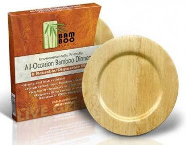 Biodegradable Bamboo Round Plates