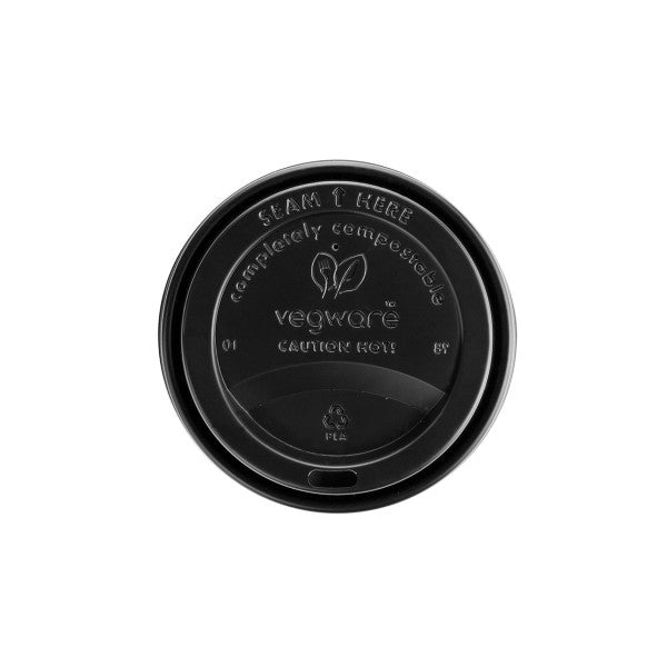 Compostable Single Wall White Hot Cups