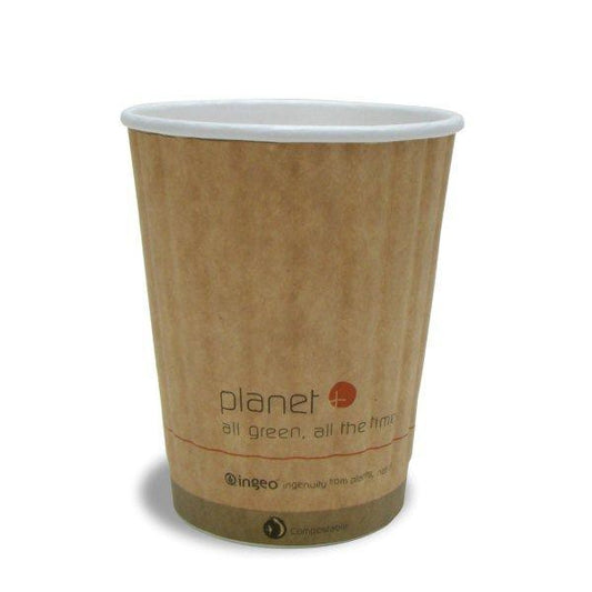 Compostable Planet+ Double Walled Hot Cups