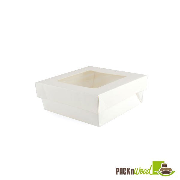 Recylcable Paper Box With Clear Window Lid