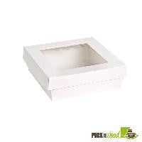 Recylcable Paper Box With Clear Window Lid