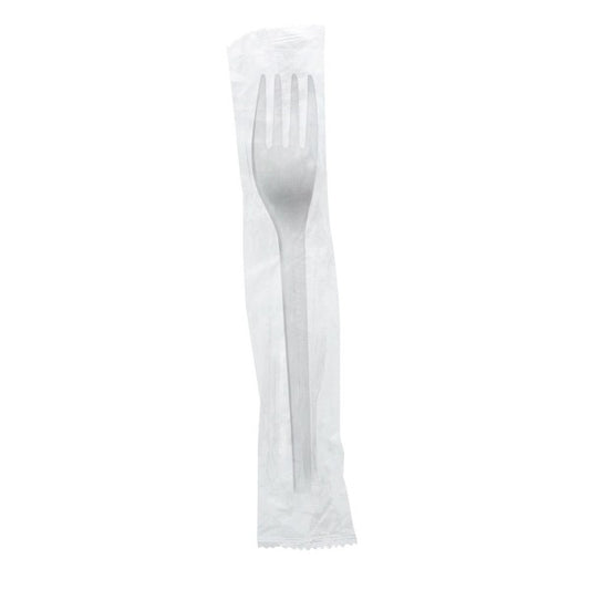 Compostable Individually Wrapped CPLA Cutlery