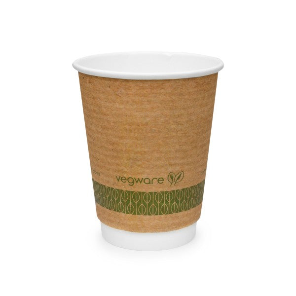 Smooth Double Wall Kraft Hot Cups